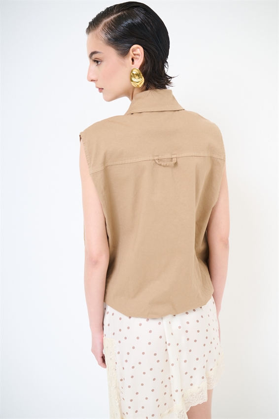 GIUBBOTTO OVERSIZE CON PATCH