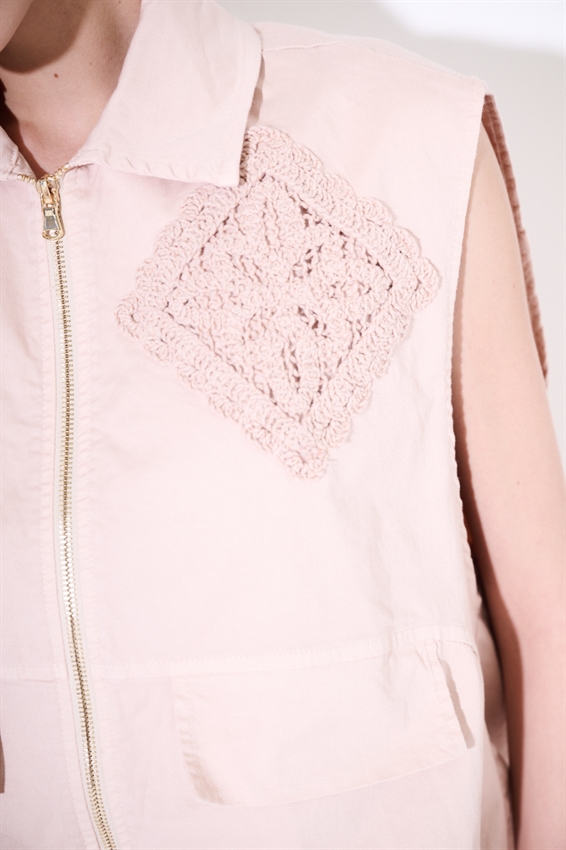 GIUBBOTTO OVERSIZE CON PATCH CIPRIA