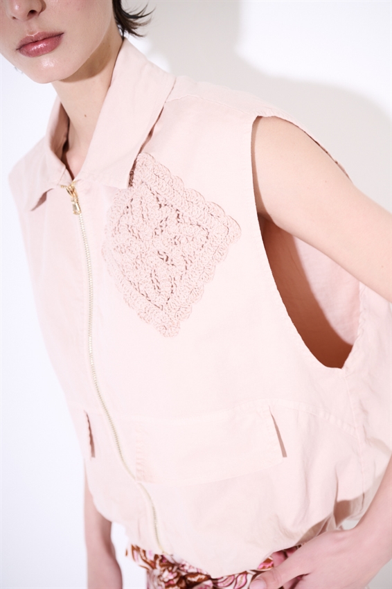 GIUBBOTTO OVERSIZE CON PATCH CIPRIA