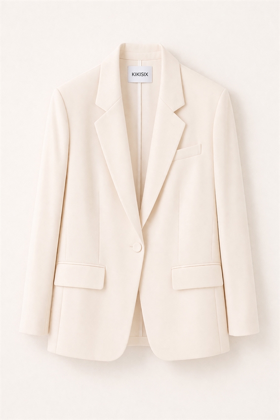 BLAZER MONOPETTO CON REVERS CLASSICI E UN BOTTONE