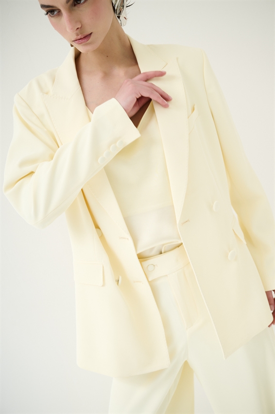 BLAZER MONOPETTO CON REVERS CLASSICI E UN BOTTONE