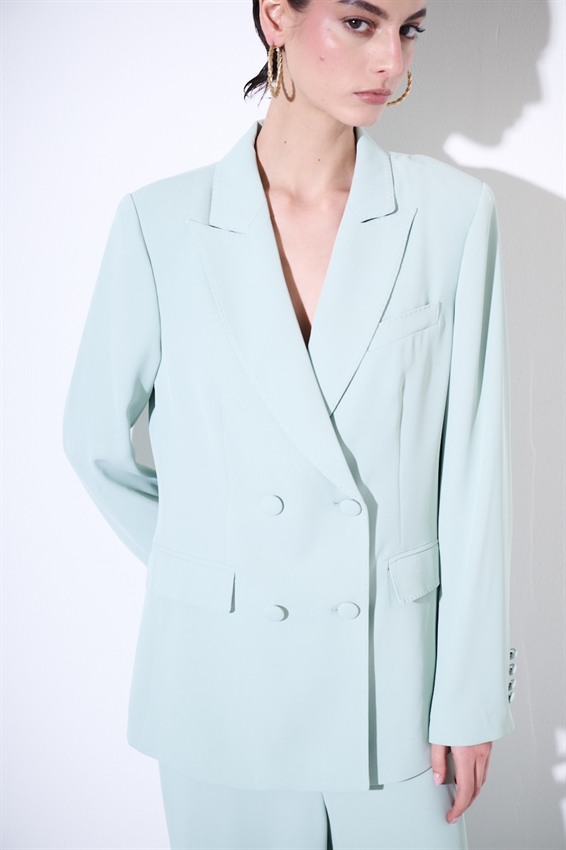 BLAZER MONOPETTO CON REVERS CLASSICI E UN BOTTONE