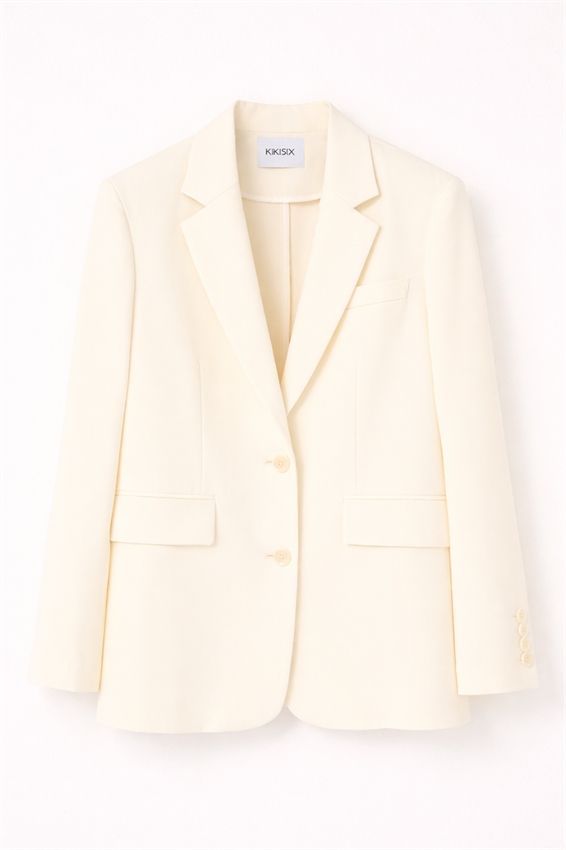 BLAZER MONOPETTO 2 BOTTONI E TASCHE A FILETTO