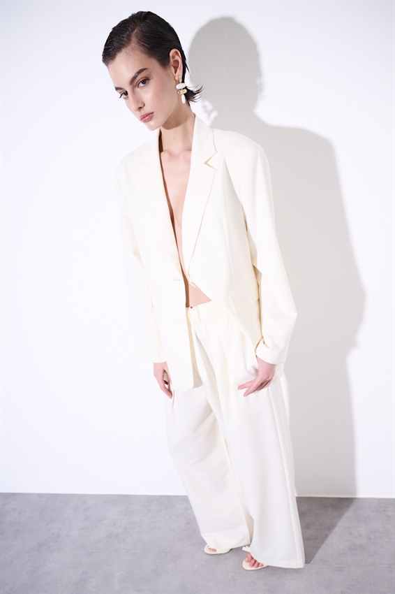 BLAZER MONOPETTO 2 BOTTONI E TASCHE A FILETTO