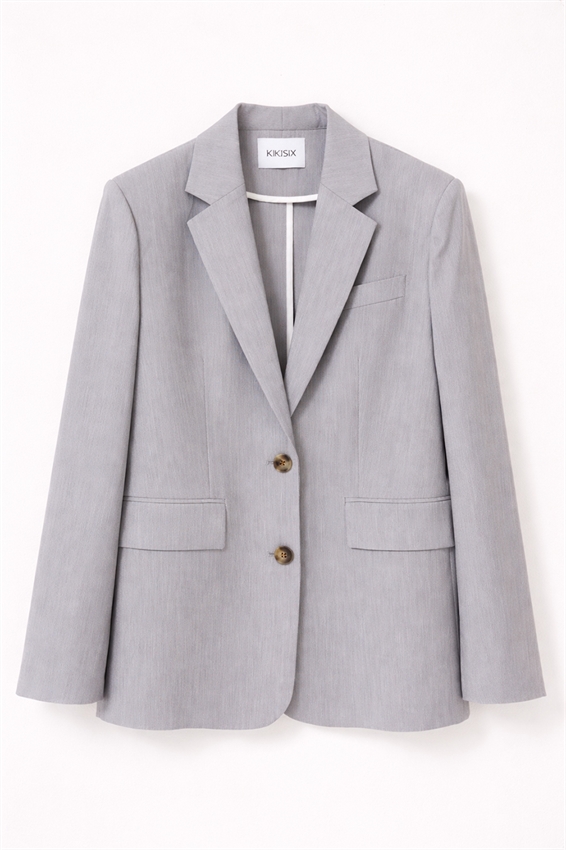 BLAZER MONOPETTO 2 BOTTONI E TASCHE A FILETTO