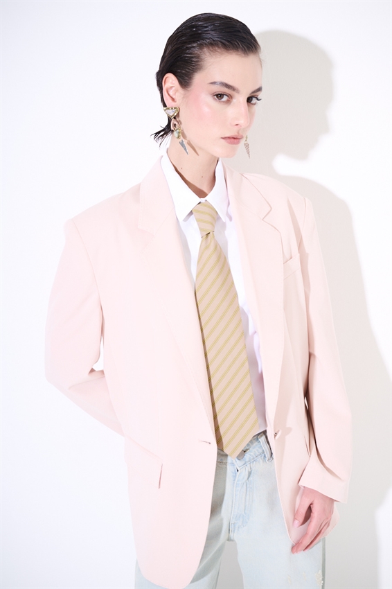 BLAZER MONOPETTO 1 BOTTONE E TASCHE A FILETTO