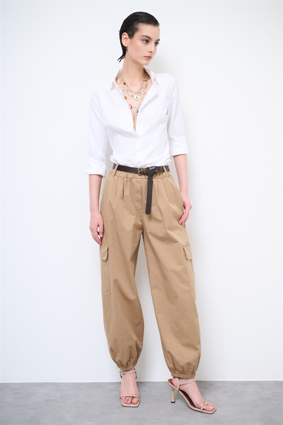 PANTALONE CARGO CON ELASTICO