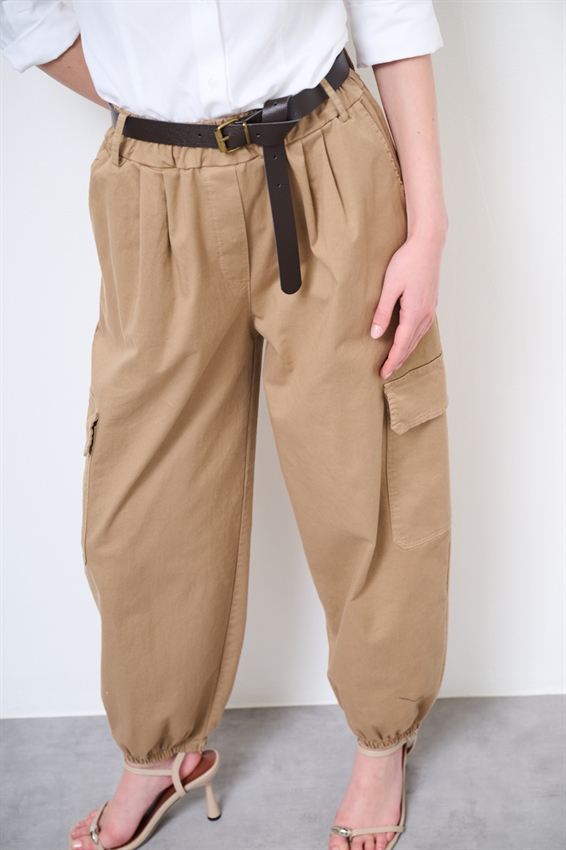 PANTALONE CARGO CON ELASTICO