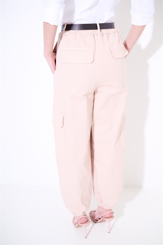 PANTALONE CARGO CON ELASTICO
