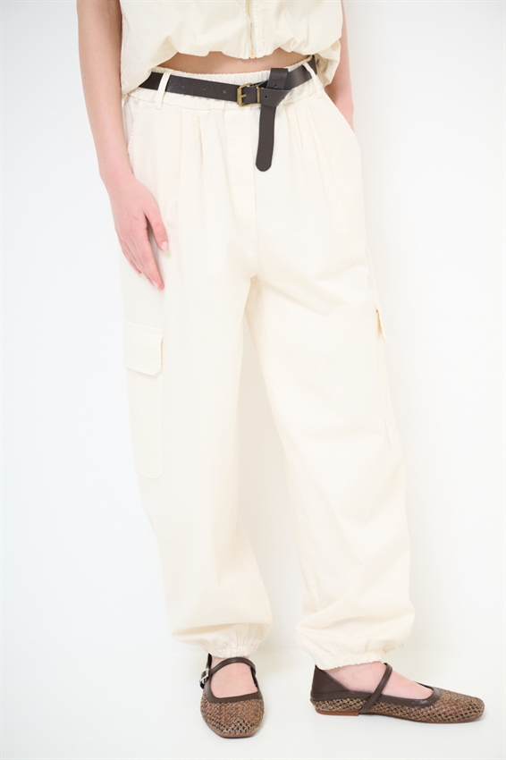 PANTALONE CARGO CON ELASTICO