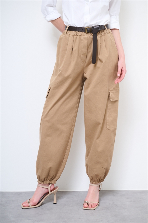 PANTALONE CARGO CON ELASTICO