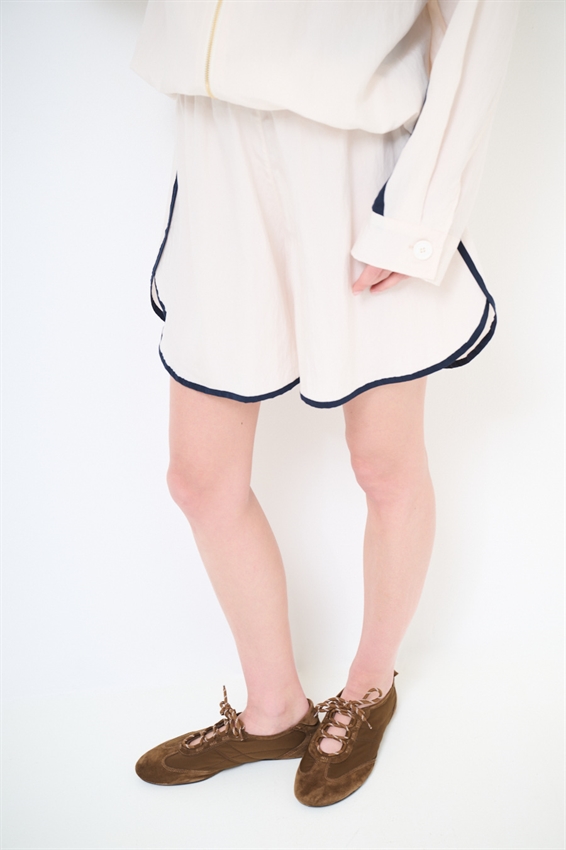 SHORTS BOXER CON BORDO A CONTRASTO