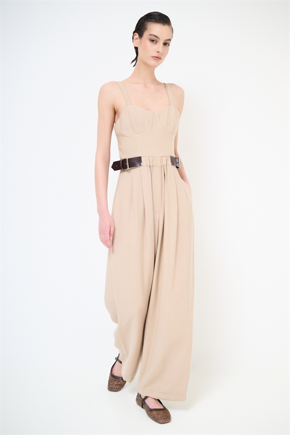TUTA A PALAZZO CON FIBBIE