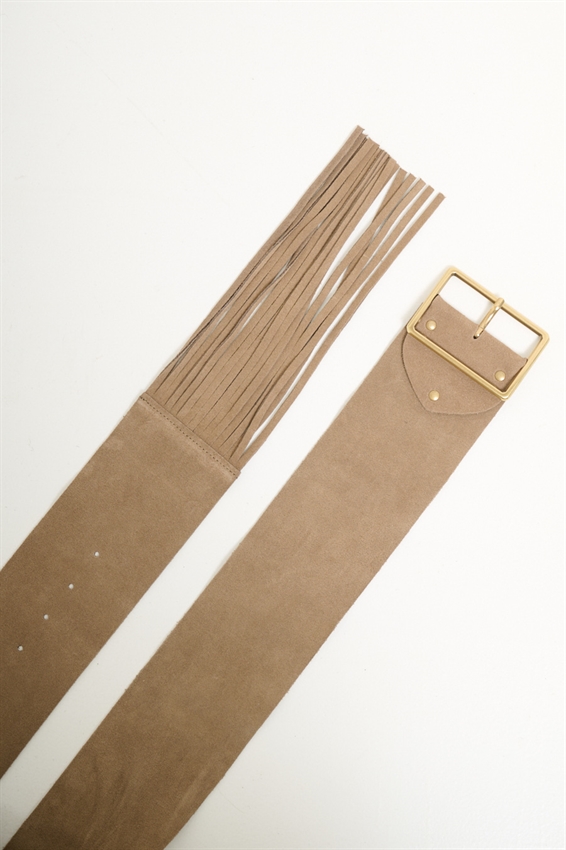 CINTURA A FASCIA CON FRANGE