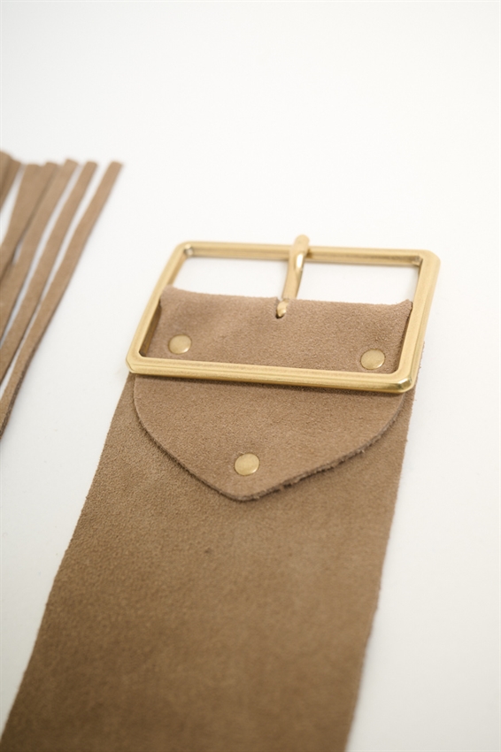 CINTURA A FASCIA CON FRANGE