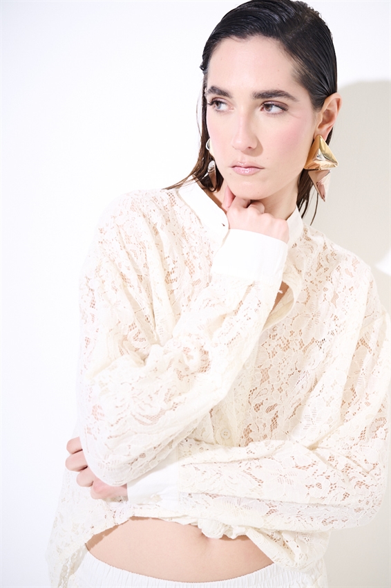 CAMICIA OVER COLLO COREANA