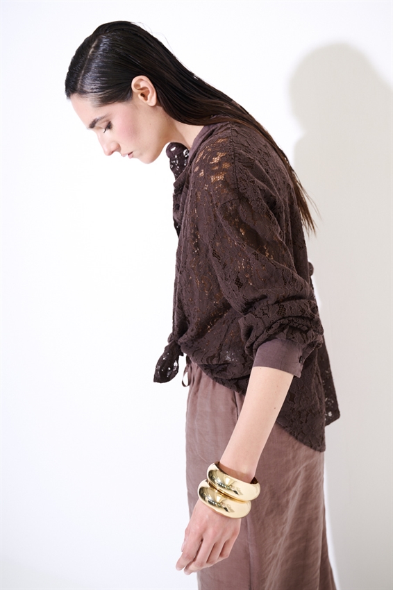 CAMICIA OVER COLLO COREANA MORO