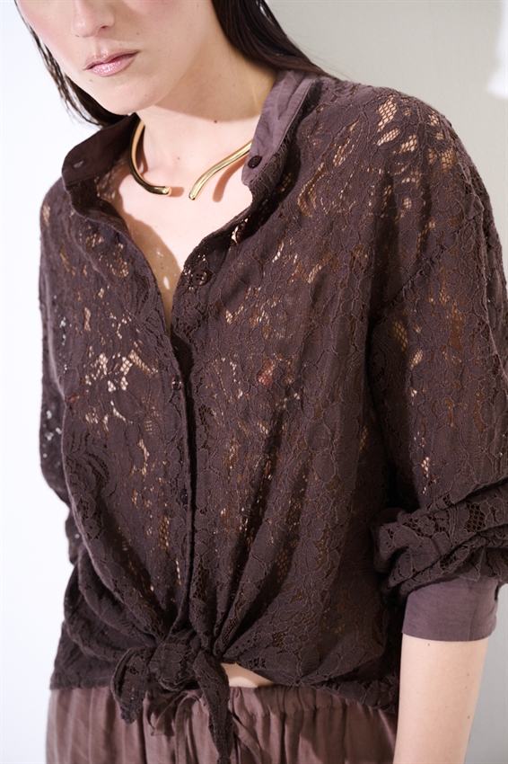 CAMICIA OVER COLLO COREANA MORO