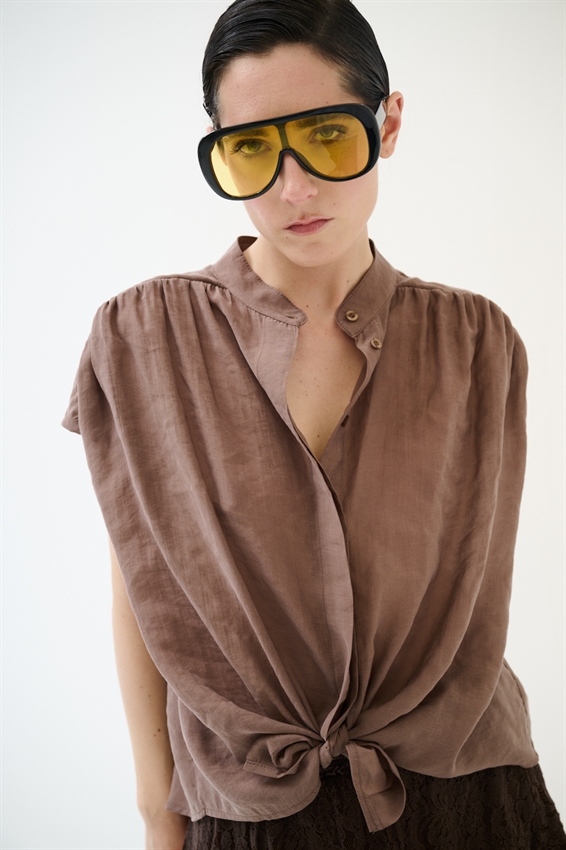 CAMICIA COREANA SMANICATA ANNODATA MORO