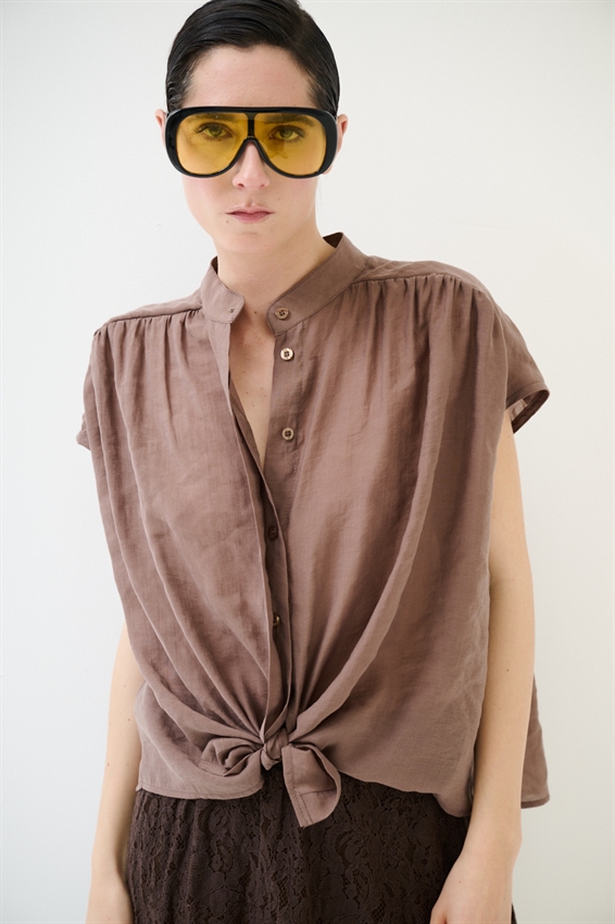 CAMICIA COREANA SMANICATA ANNODATA MORO