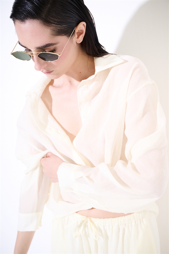 CAMICIA MANICA LUNGA ANNODATA BURRO