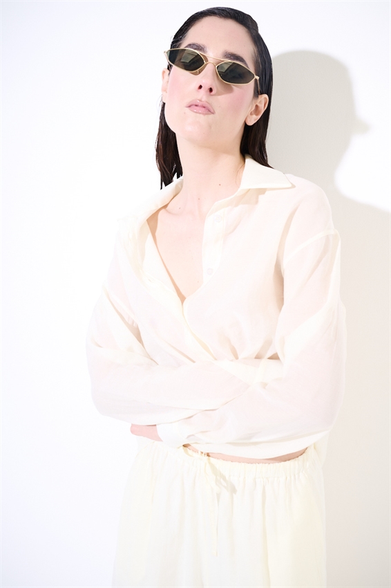 CAMICIA MANICA LUNGA ANNODATA BURRO