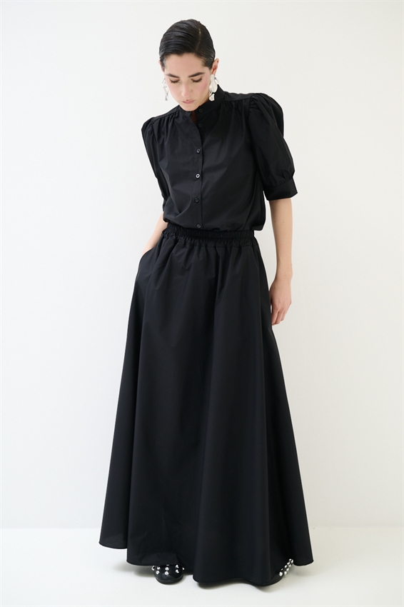 CAMICIA MEZZA MANICA CON COLLO COREANA