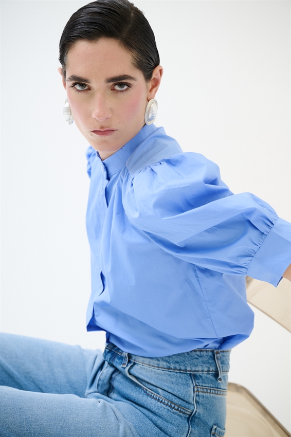 CAMICIA MEZZA MANICA CON COLLO COREANA