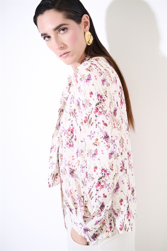 CAMICIA BASIC CON FIOCCO A FANTASIA