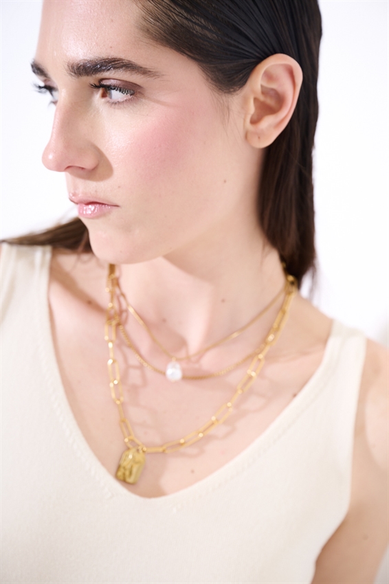 CANOTTA DOPPIO V IN VISCOSA BURRO