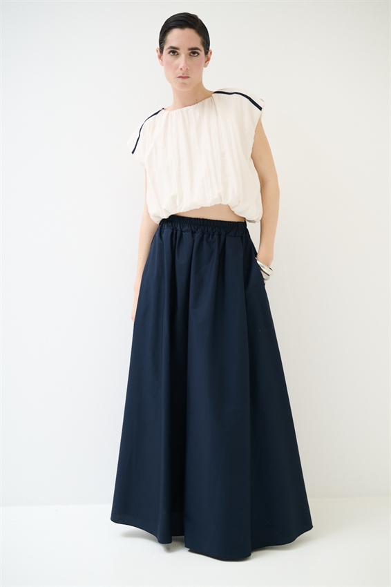 GONNA LUNGA SVASATA BLU