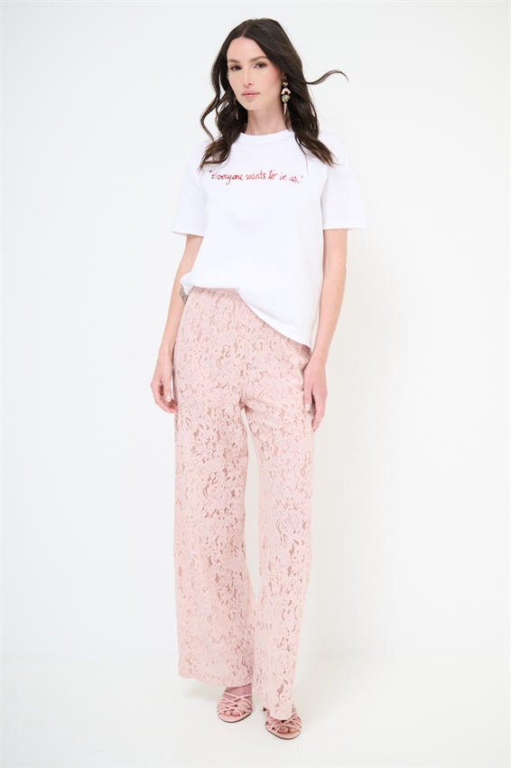 PANTALONE IN PIZZO CON FODERA MUSSOLA