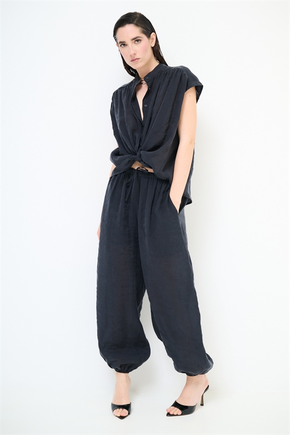 PANTALONE BALLOON CON FODERA IN COTONE