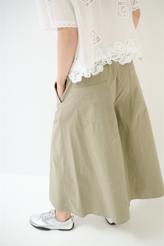 PANTAGONNA CON ELASTICO IN TELA