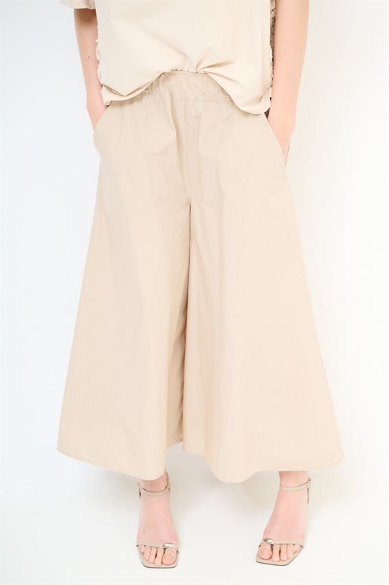 PANTAGONNA CON ELASTICO IN TELA