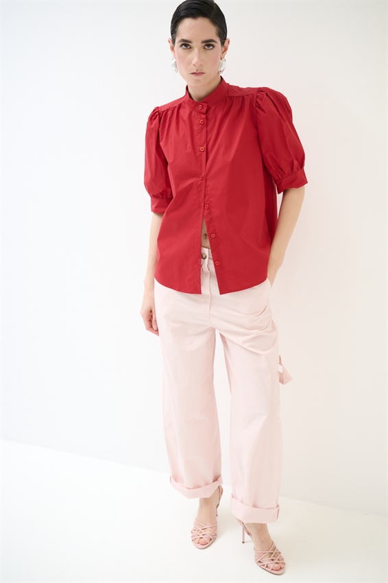 PANTALONE IN TELA CON TASCONI DIETRO E LACCIO CIPRIA