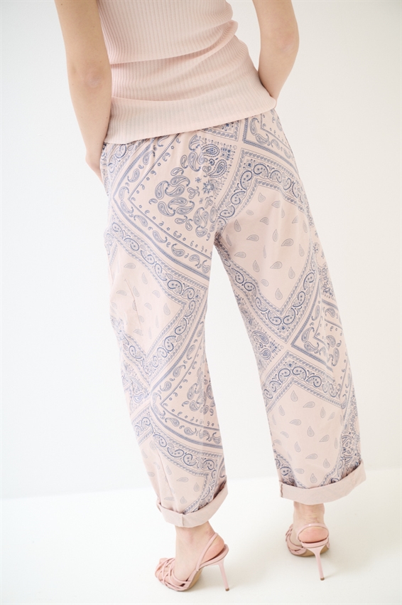 PANTABALLON STAMPA BANDANA ROSA