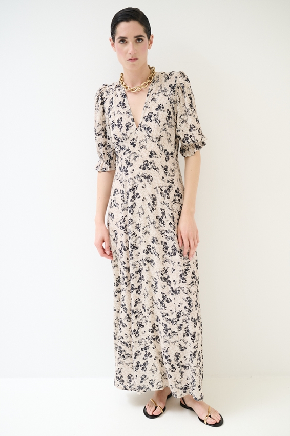 ABITO LUNGO CON STAMPA BURRO