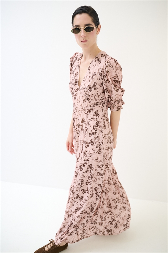 ABITO LUNGO CON STAMPA CONFETTO