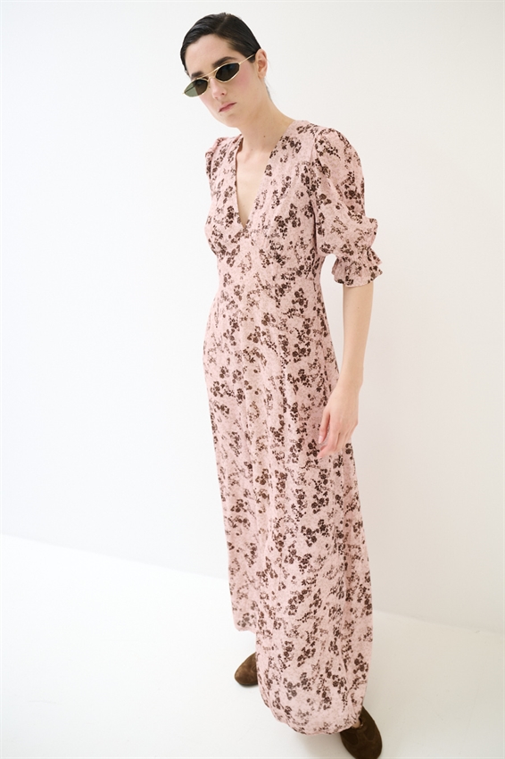 ABITO LUNGO CON STAMPA CONFETTO