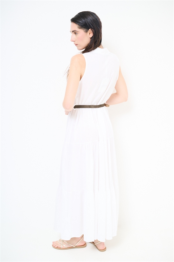 ABITO CHEMISIER LUNGO SMANICATO A BALZE