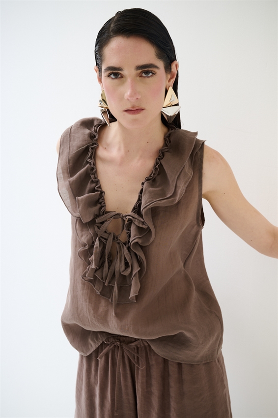 CAMICIA OVER SMANICATA