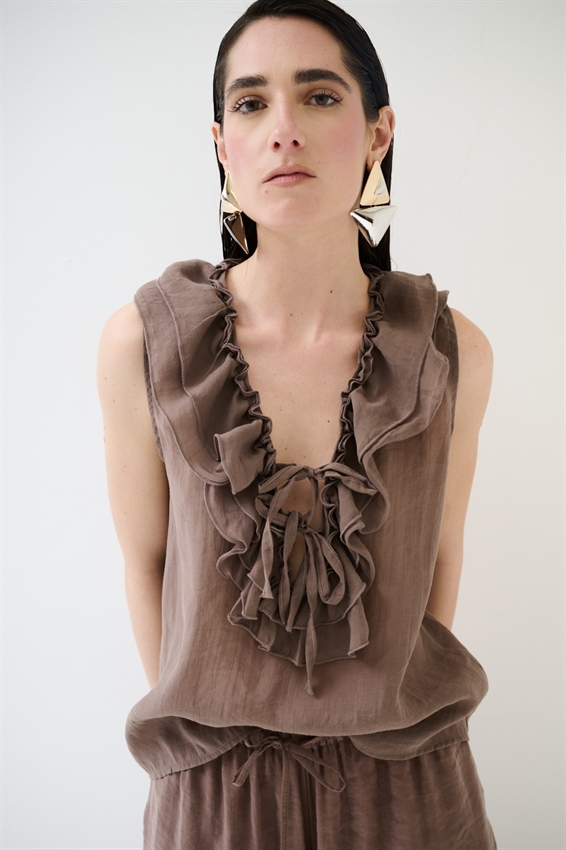 CAMICIA OVER SMANICATA