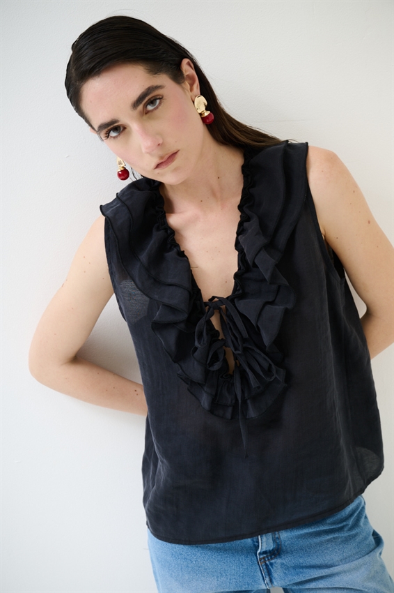 CAMICIA OVER SMANICATA