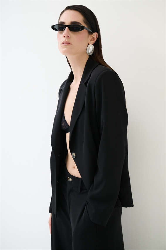 COMPLETO CADI GIACCA 2 BOTT.+PANTALONE DRITTO NERO