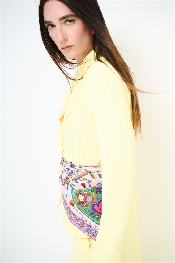 COMPLETO CADI GIACCA 2 BOTT.+PANTALONE DRITTO LIMONE