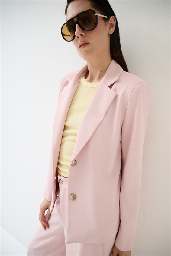 COMPLETO CADI GIACCA 2 BOTT.+PANTALONE DRITTO ROSA