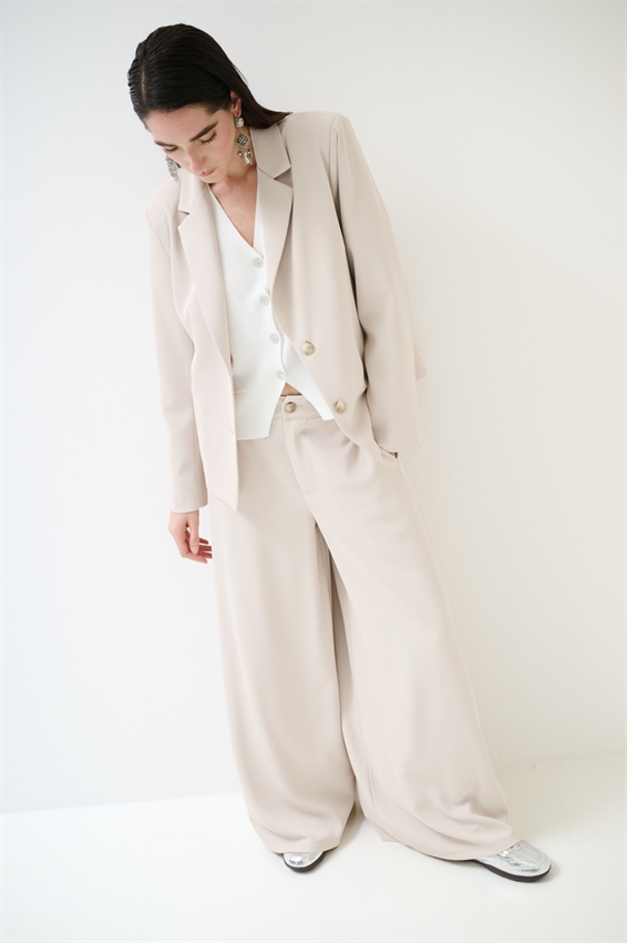 COMPLETO CADI GIACCA 2 BOTT.+PANTALONE DRITTO SABBIA