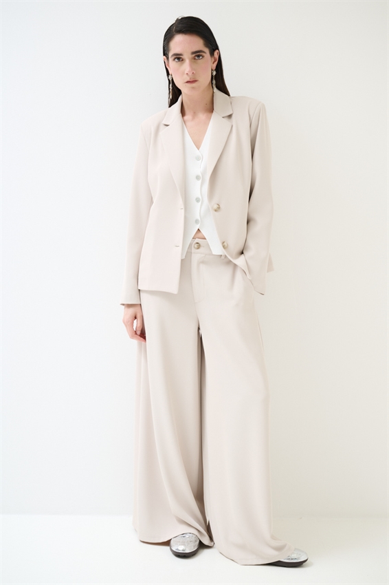 COMPLETO CADI GIACCA 2 BOTT.+PANTALONE DRITTO SABBIA