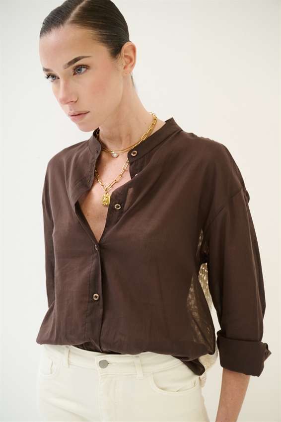 CASACCA COREANA IN MUSSOLA CON MACRAME DIETRO